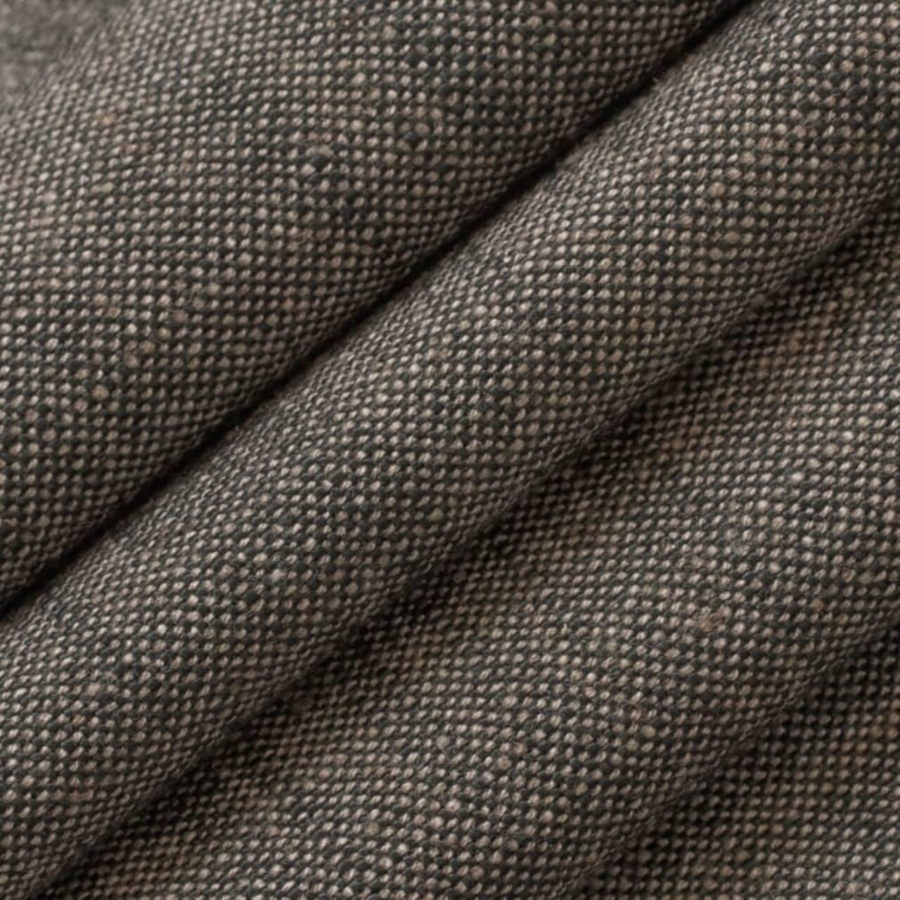 Black OEKA-TEX Standard 100 Certified Plain Linen Blend Upholstery Fabric by The Yard - SKU: Ross Peppercorn